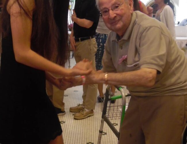 Senior Prom dancing memory care