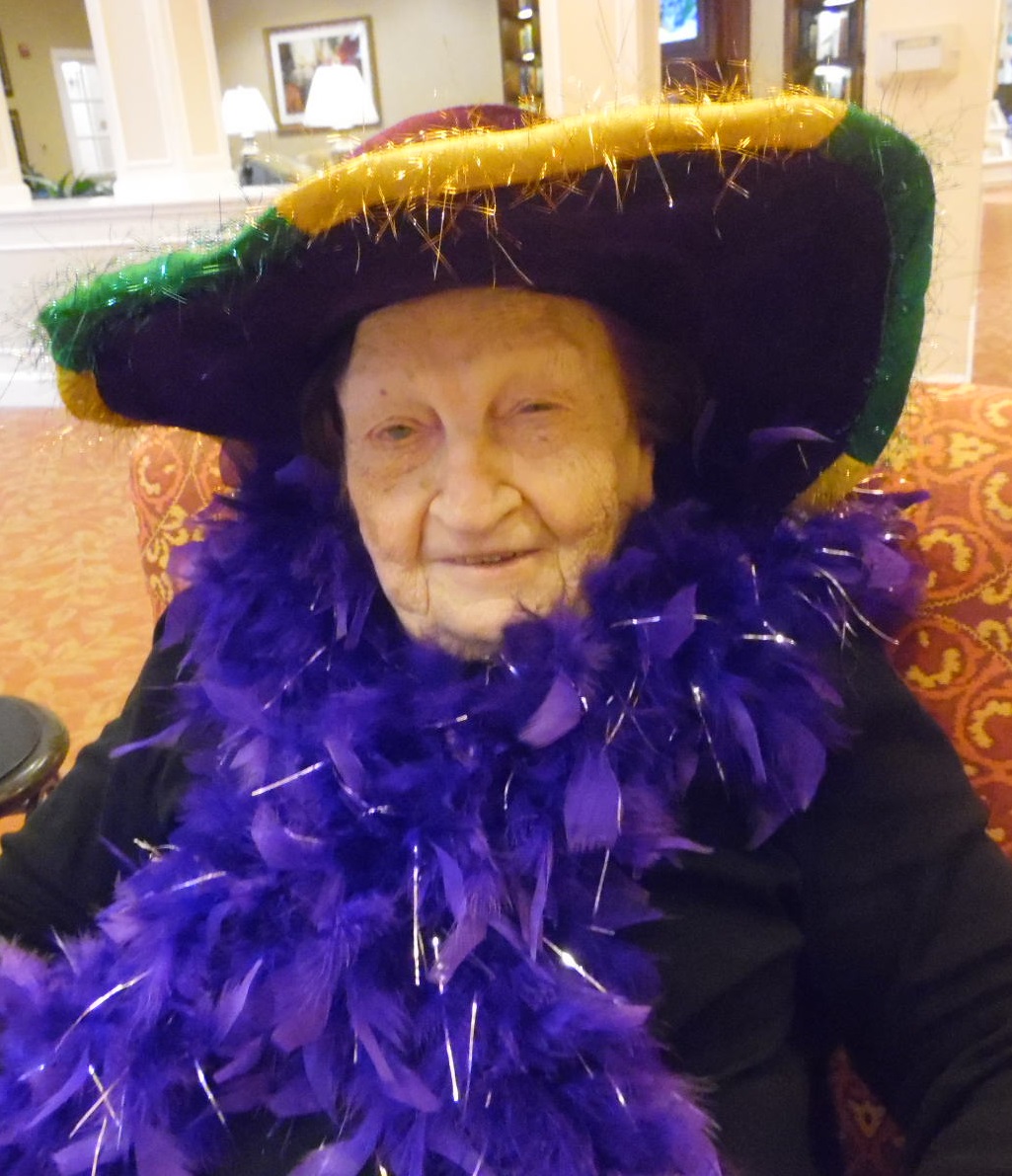 Mardi Gras Party St Louis Memory Care Facility