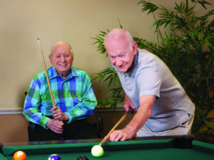 Billiards Clubs Provide More than a Pastime for Our Residents