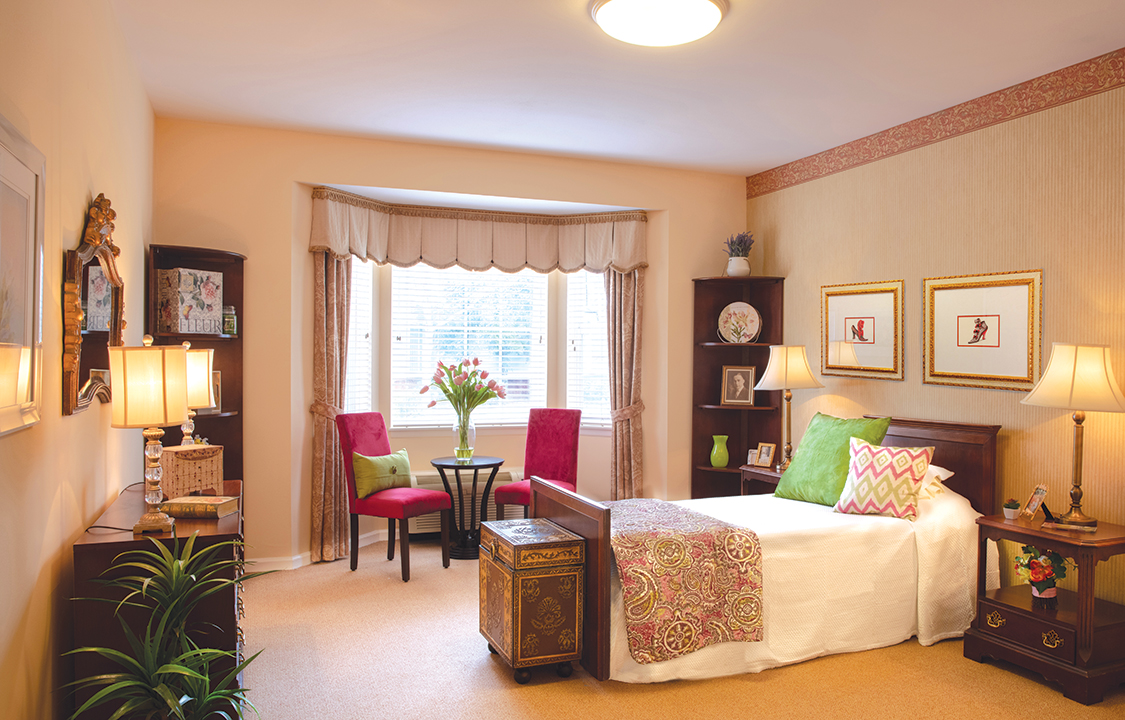 Parc Provence Memory Care Skilled Nursing Community Bedroom